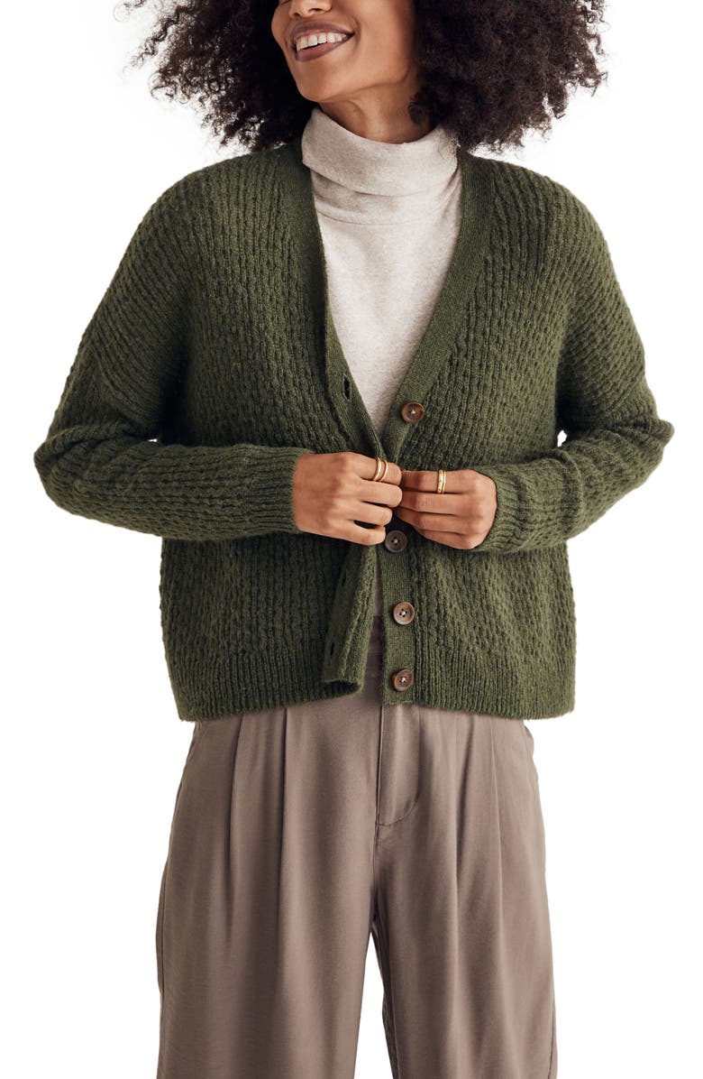 Madewell Mayfair Sweater Cardigan, Main, color,