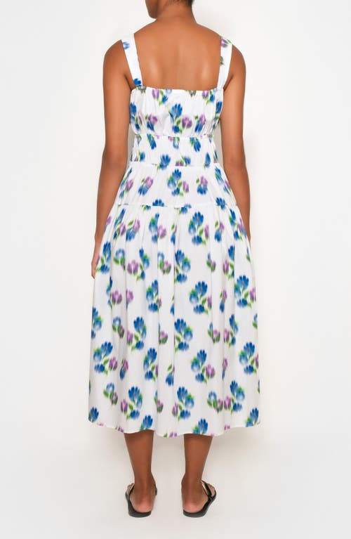 THE LULO PROJECT THE LULO PROJECT BAHIA TIE SLEEVELESS MIDI DRESS