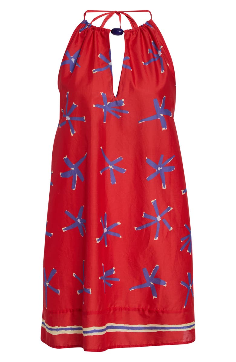 STAUD Dani Print Minidress, Main, color, Painted Foulard