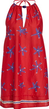 STAUD Dani Print Minidress