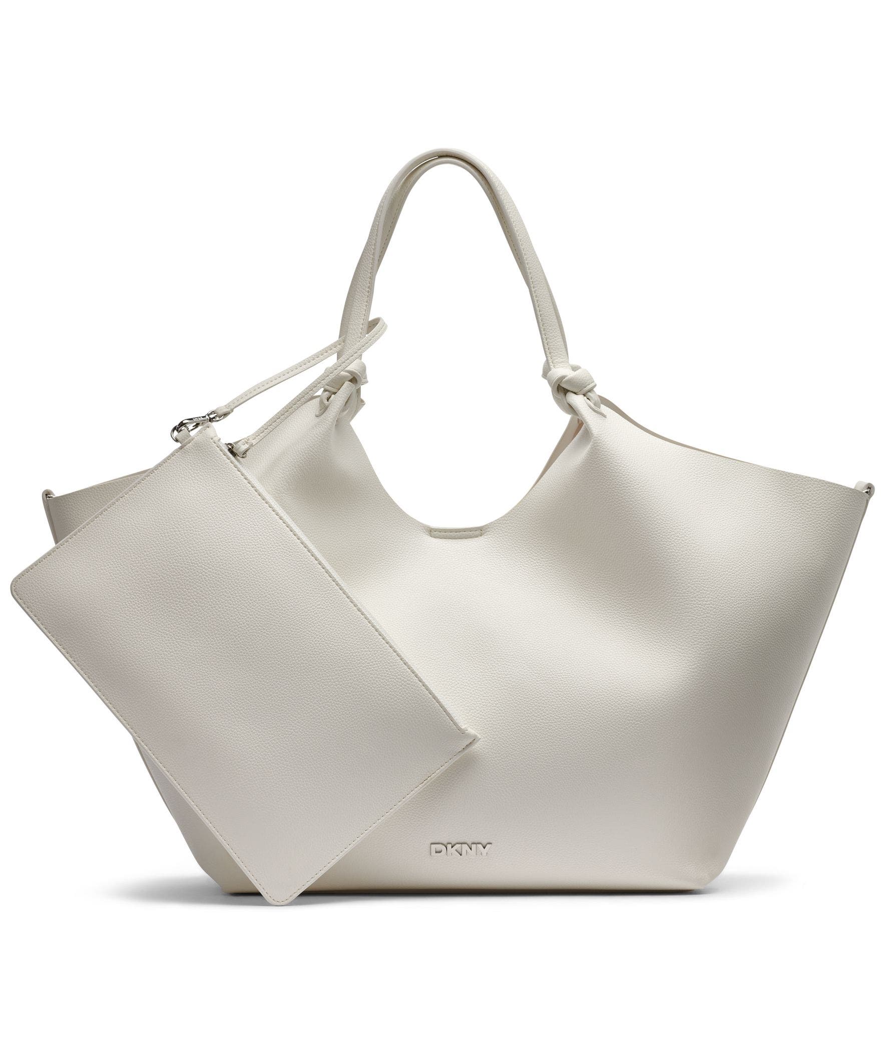 DKNY Paula Large Tote, Main, color, Marshmallow