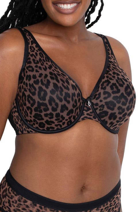 Underwire Plunge Bra (Plus Size)