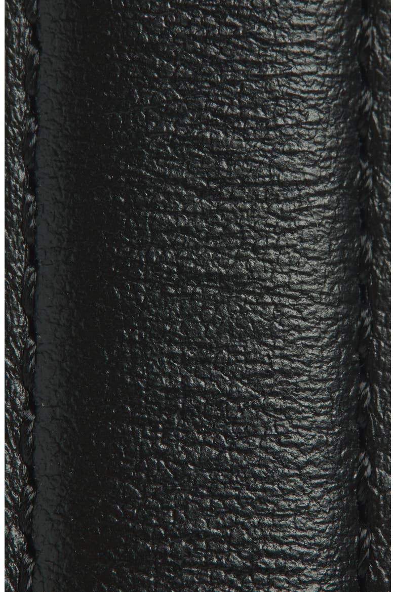 Jane Leather Belt, Alternate, color, BLACK W/ SHINY BRASS BUCKLE
