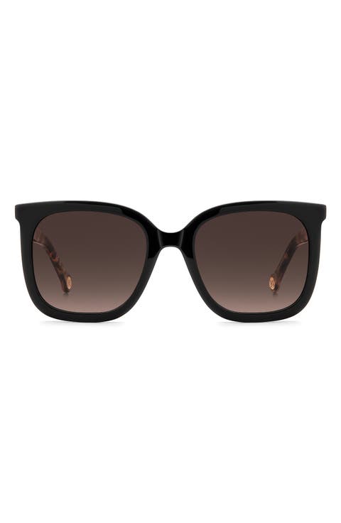 55mm Gradient Square Sunglasses