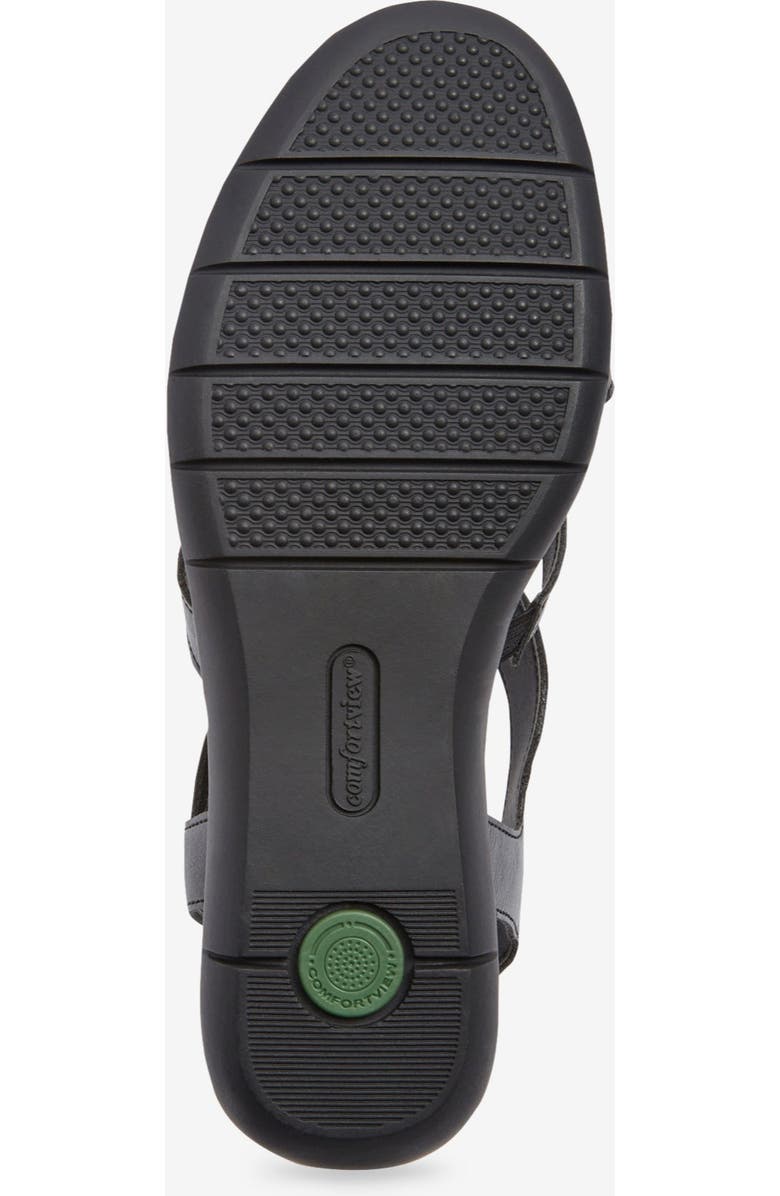 Comfortview The Maylee Sandal, Alternate, color, Black Metallic