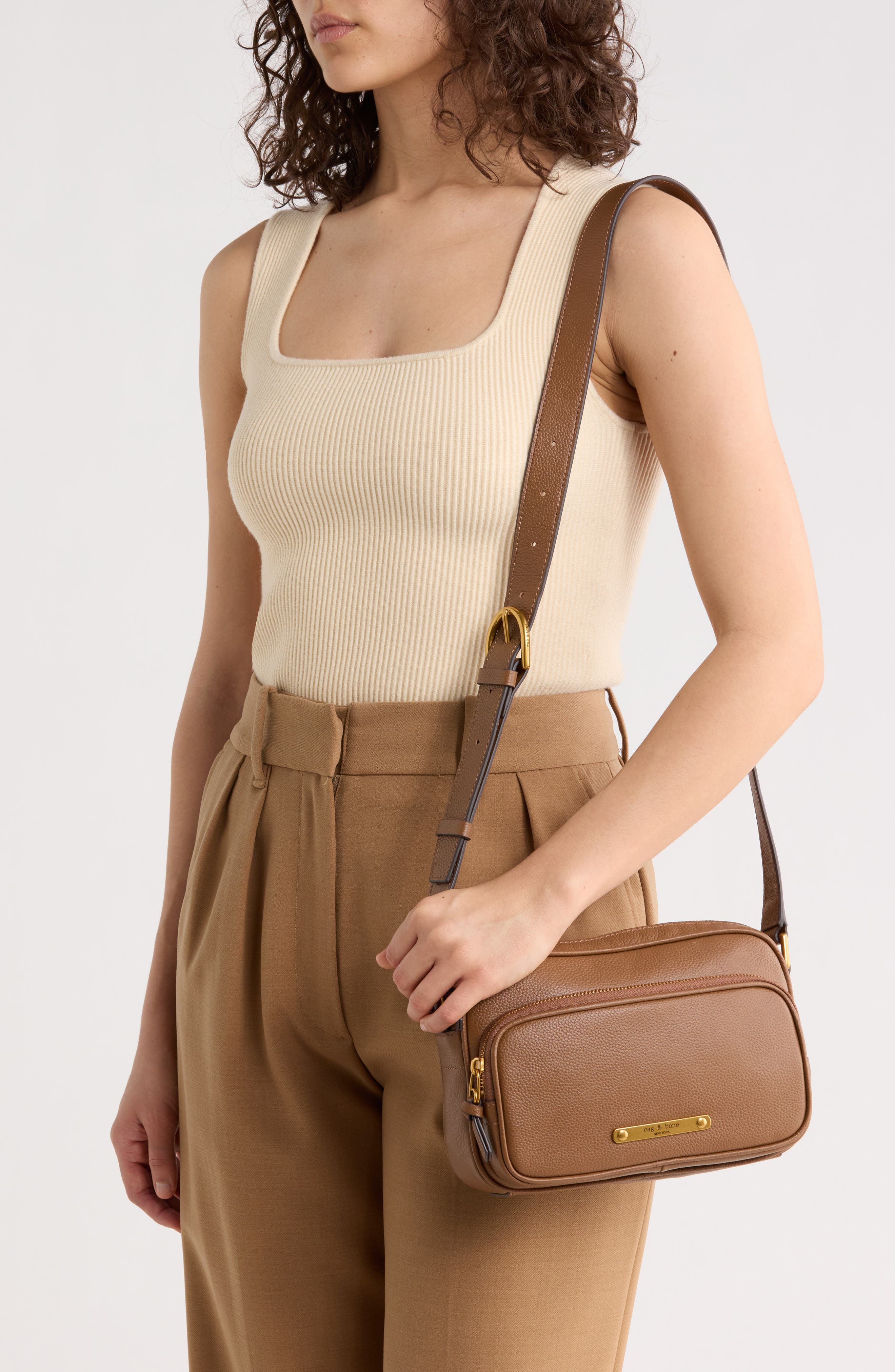 Westside Crossbody Bag, Alternate, color, BROWN