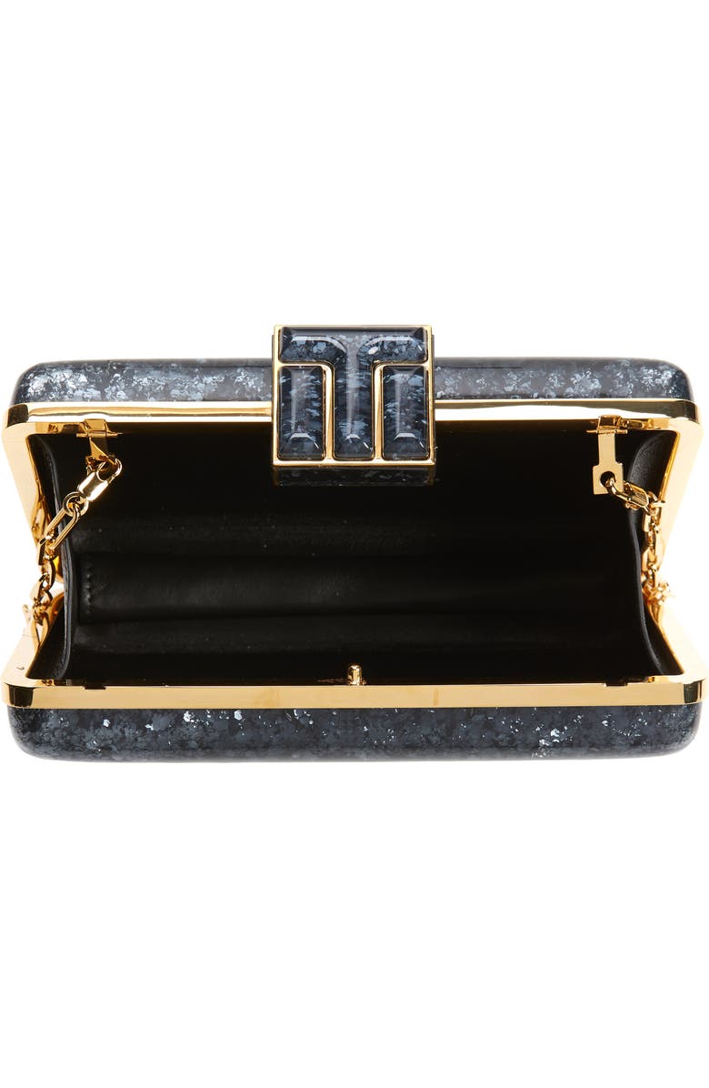 TOM FORD Glitter Clutch, Alternate, color,