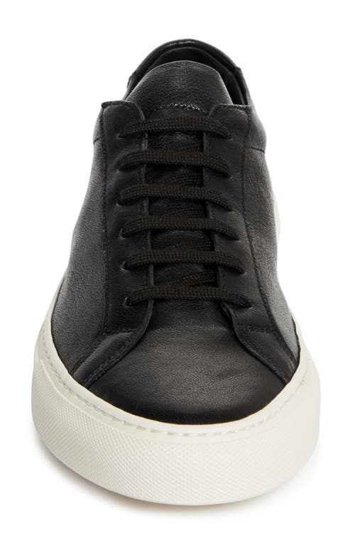 Common Projects Original Achilles Low Suede Sneakers In Black