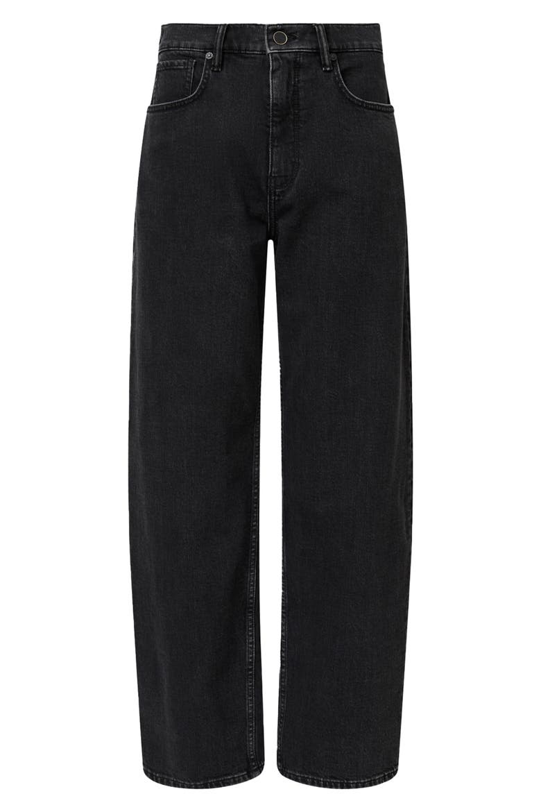 Sadie Barrel Leg Jeans, Alternate, color, WASHED BLACK