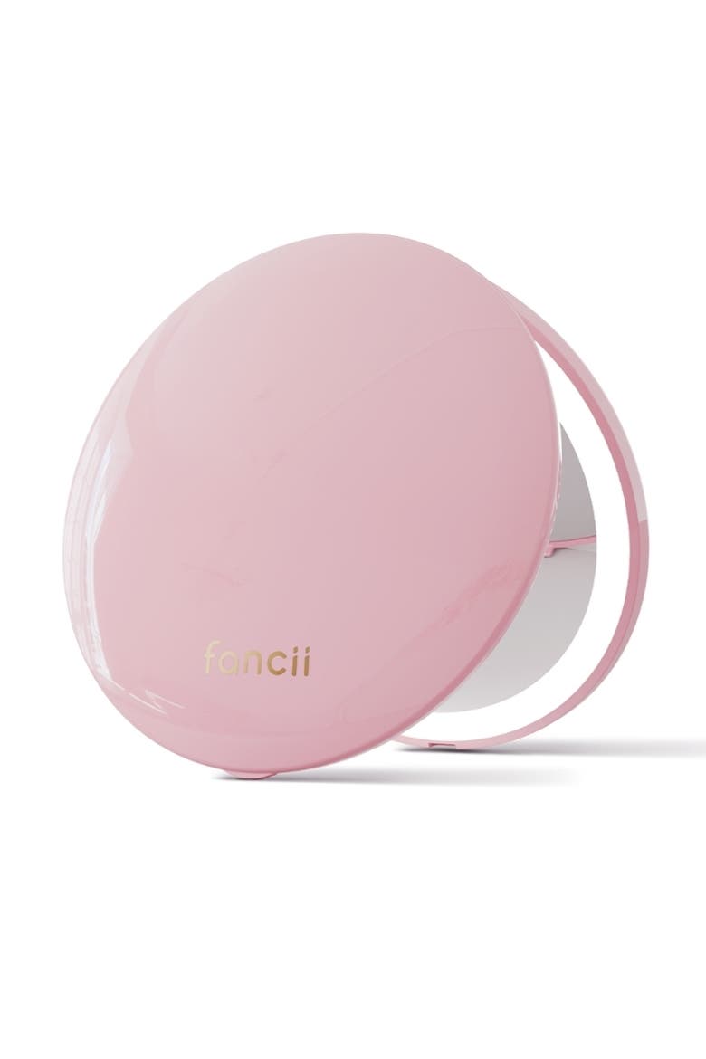 Mini Taylor LED Compact Mirror, Main, color, Petal Pink