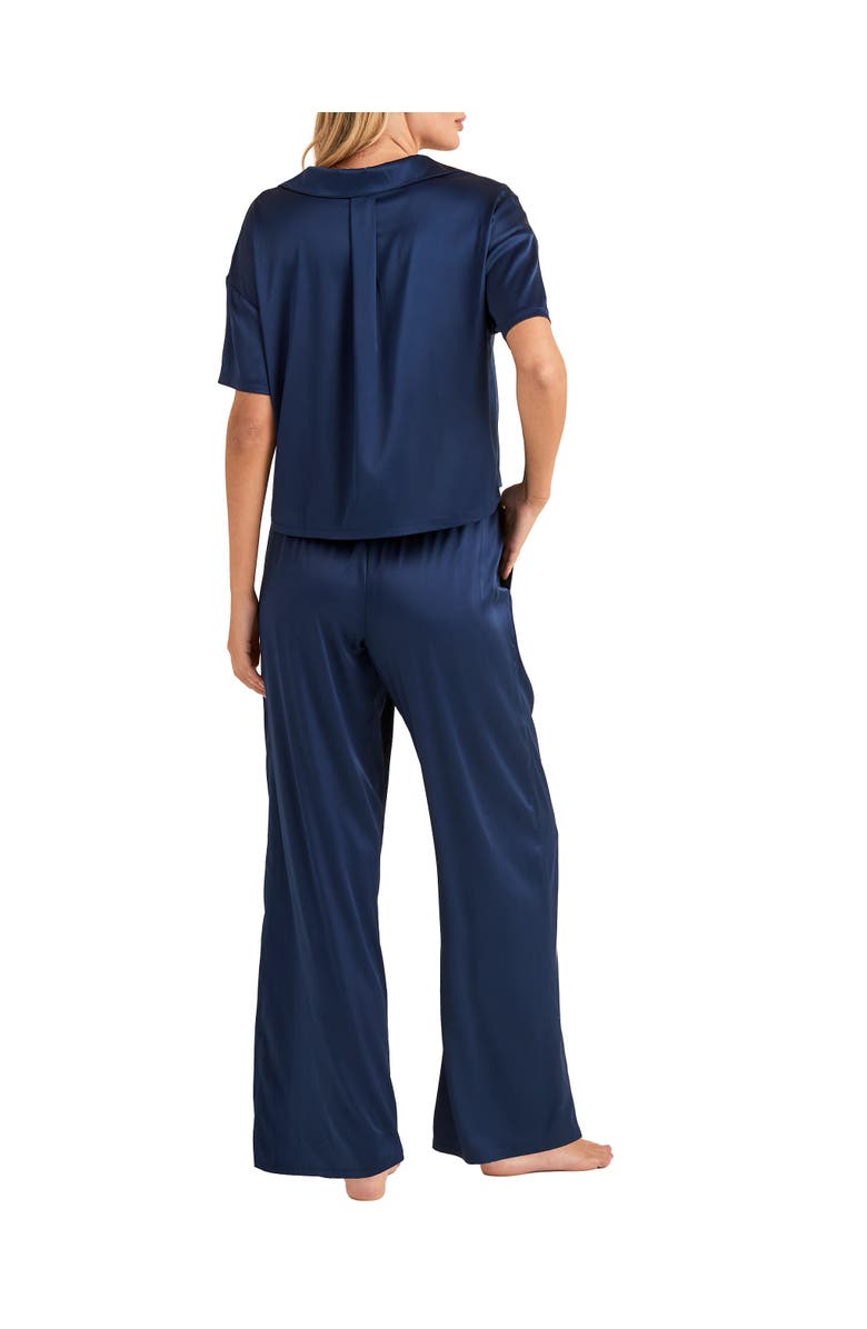 Adore Me Verity Pajama Set, Alternate, color, Dark Blue