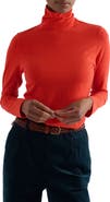 Seasalt Cornwall Landing Turtleneck Stretch Organic Cotton Top
