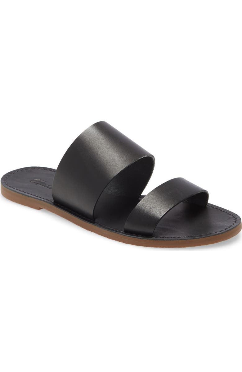 Madewell The Boardwalk Double Strap Slide Sandal, Main, color,