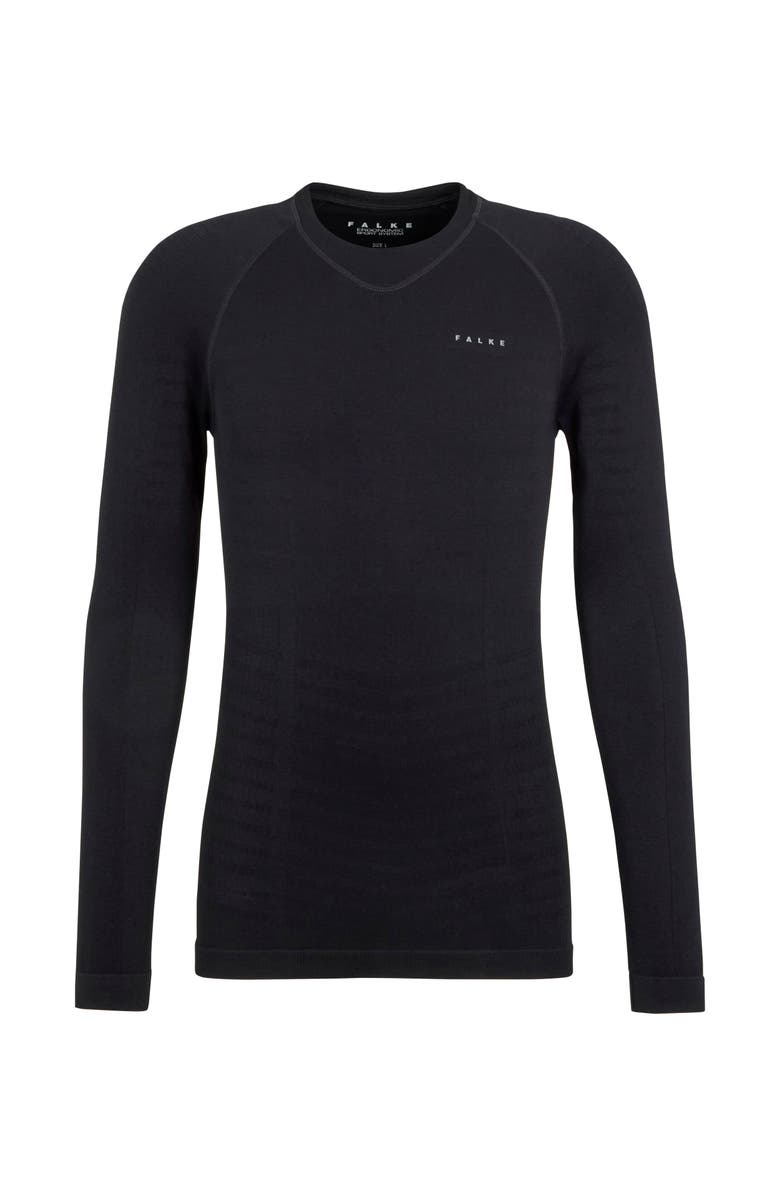 Falke Maximum Warm Sustainable Base Layer Top, Main, color, Black