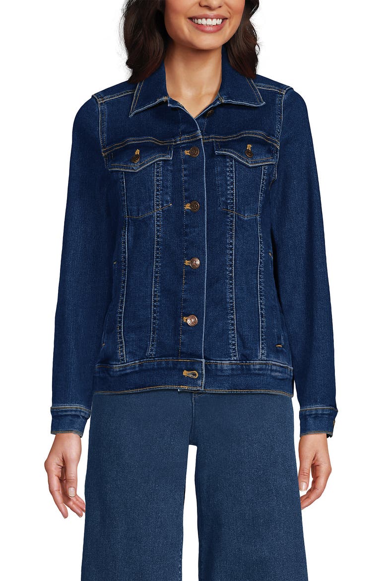 Denim Trucker Jacket, Alternate, color, Crawford Wash