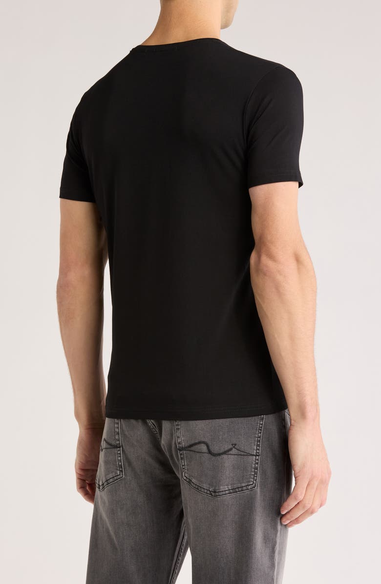 T.R. PREMIUM Abstract Graphic T-Shirt, Alternate, color, Black