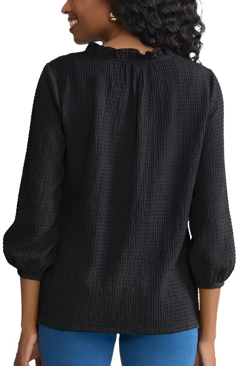 Jones New York Smocked Shoulder Top, Alternate, color, 