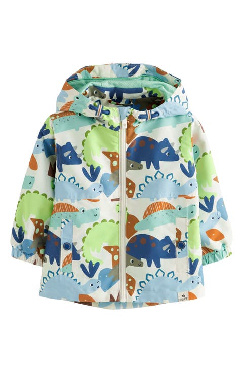 Kids' Dino Water Resistant Hooded Jacket (Toddler & Little Kid)