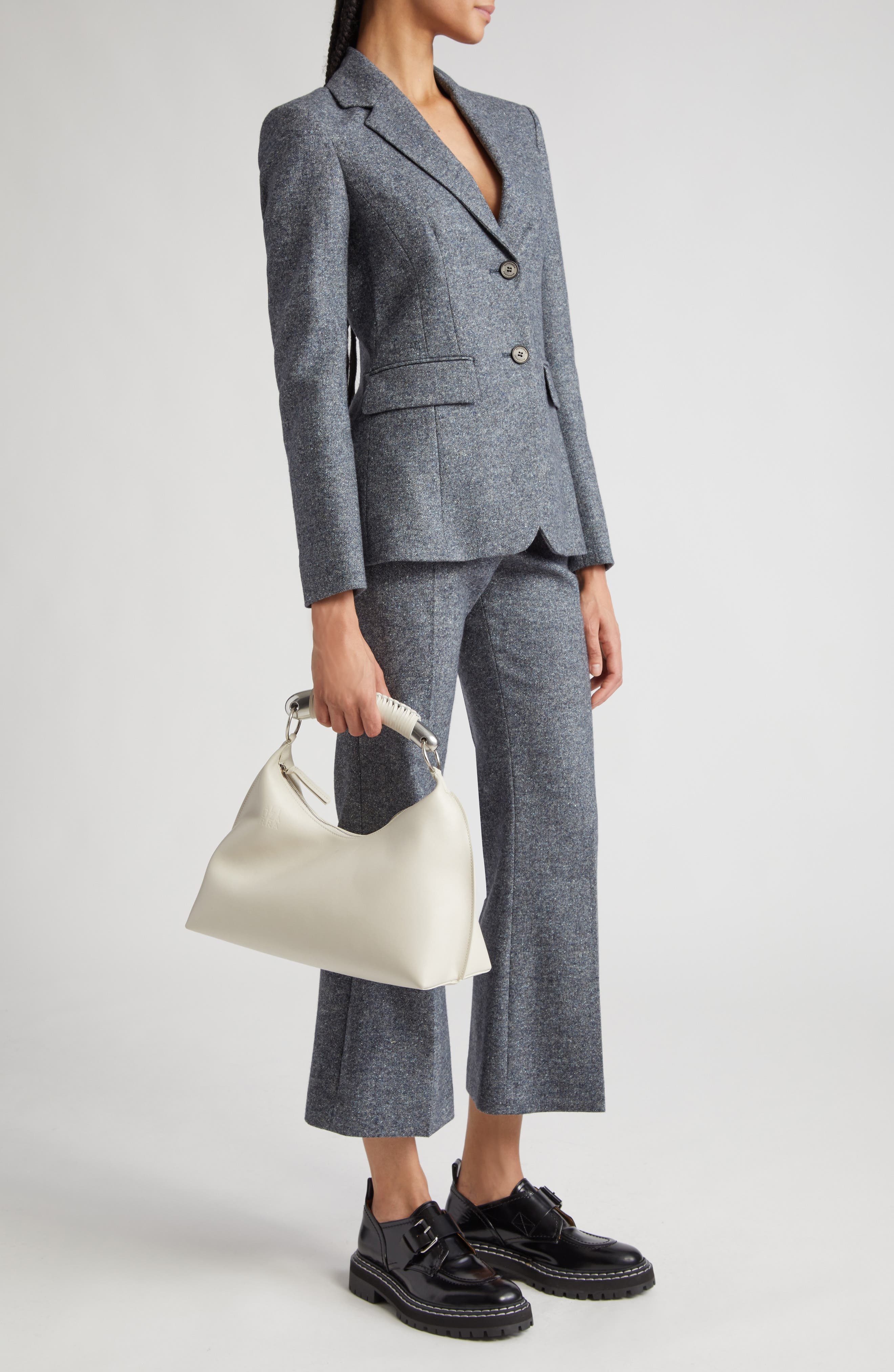 Altuzarra Athena Leather Top Handle Bag, Alternate, color, 