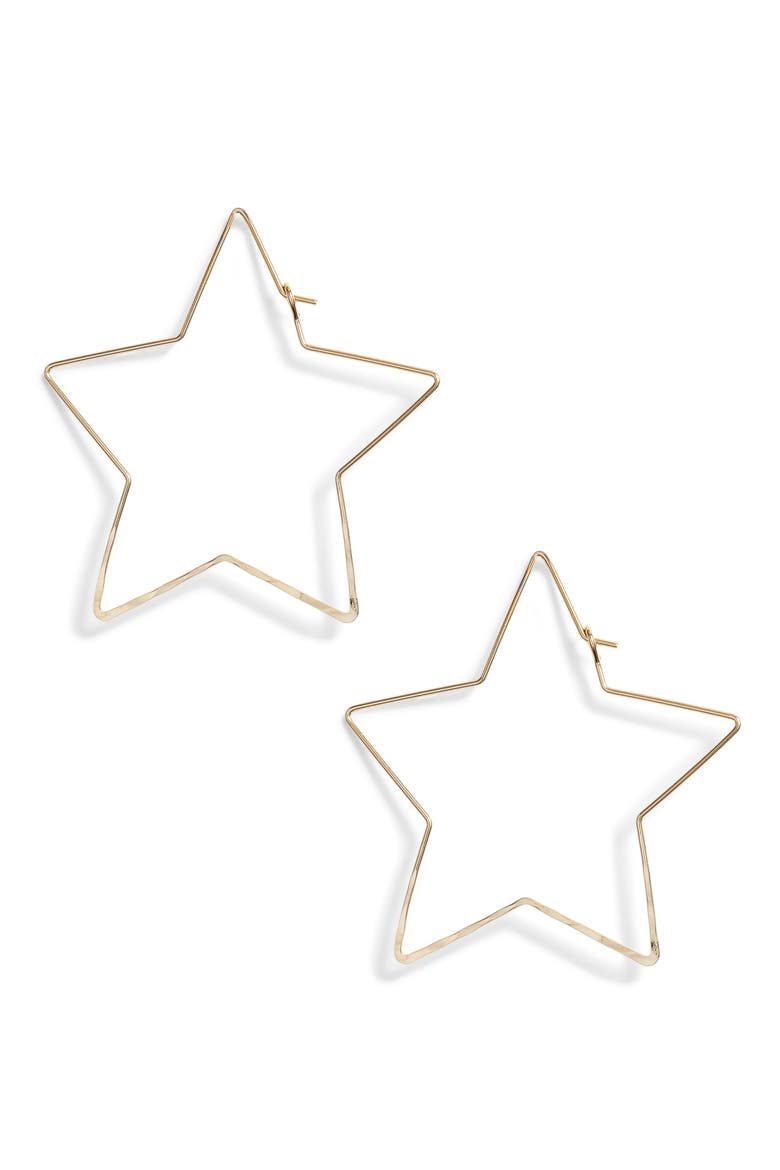Starstruck Earrings, Main, color, GOLD