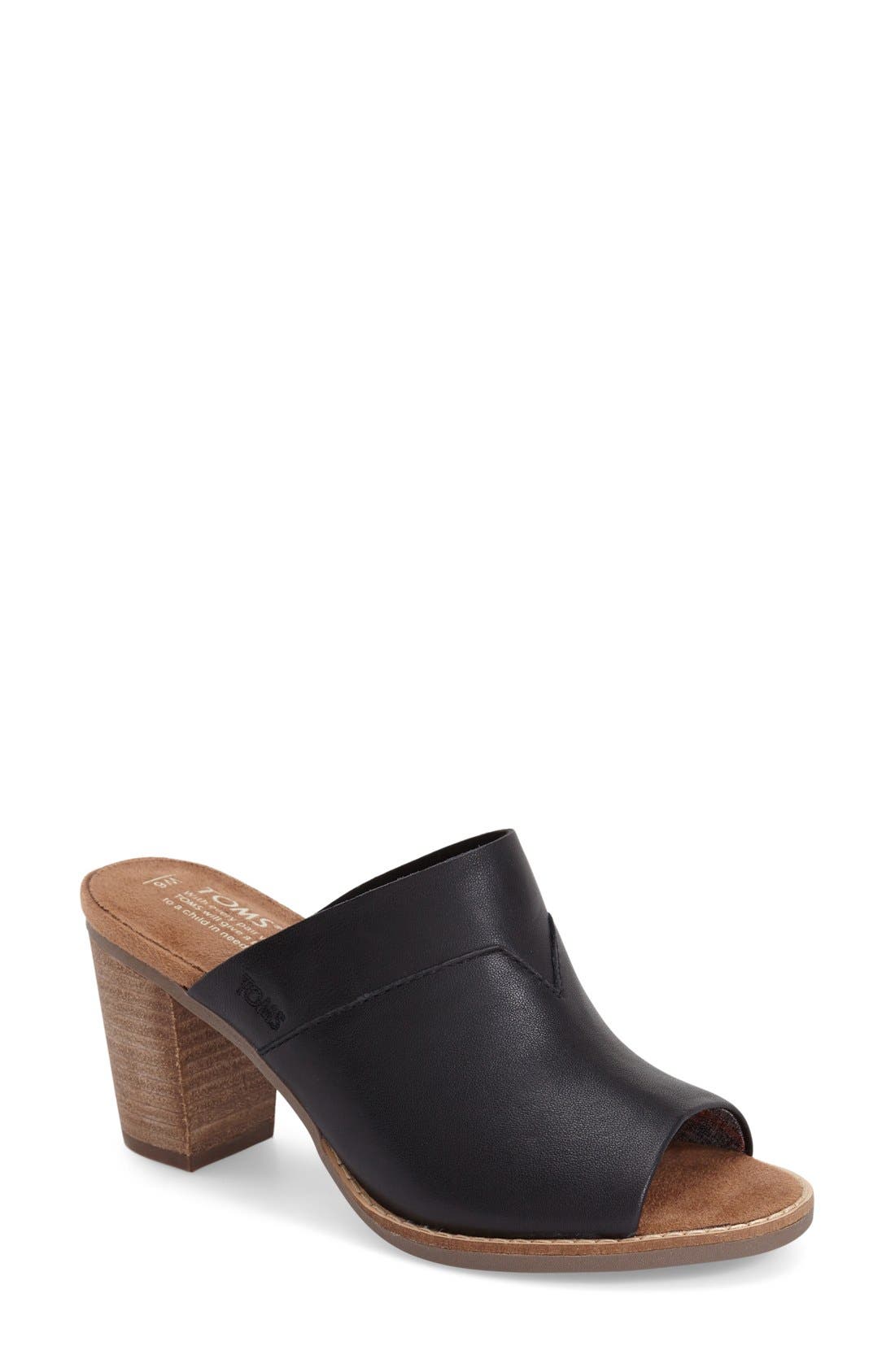 TOMS 'Majorca' Mule Sandal, Main, color, 