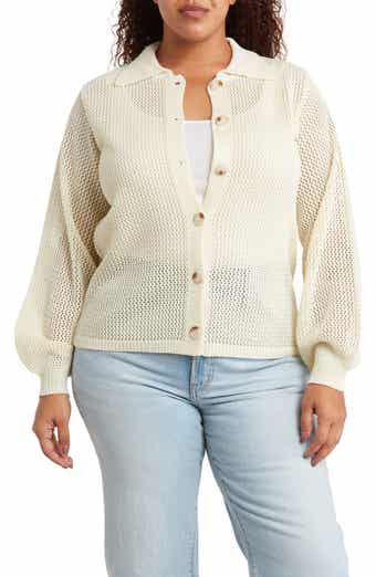 BY DESIGN Jordan Openwork Cardigan