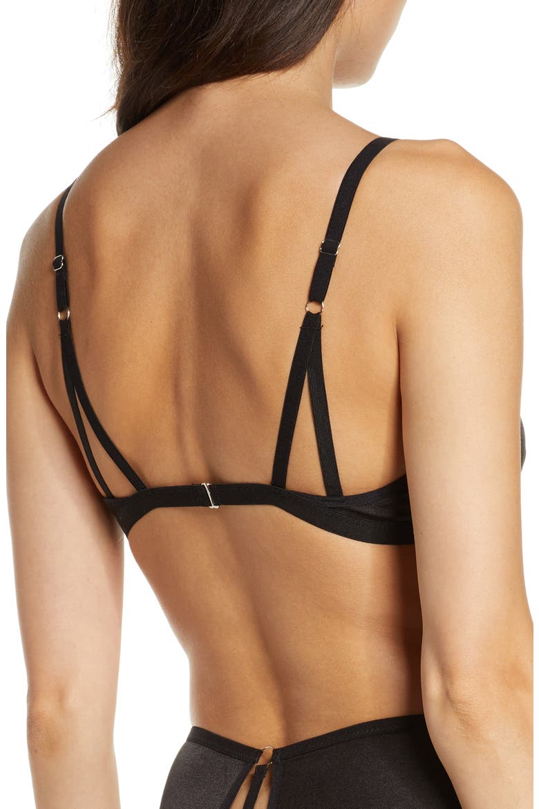 Strappy Bralette, Alternate, color, BLACK