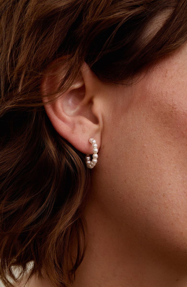 Set & Stones Beverly Hoop Earrings, Alternate, color, Gold