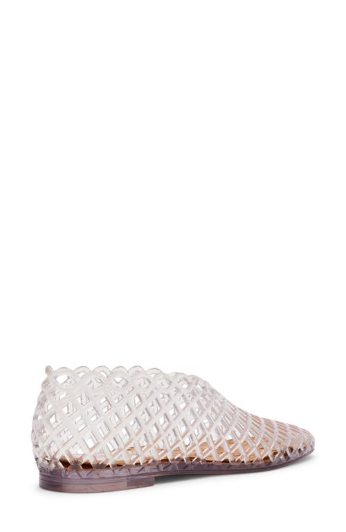 Steve Madden Grove Jelly Flat In Transparent