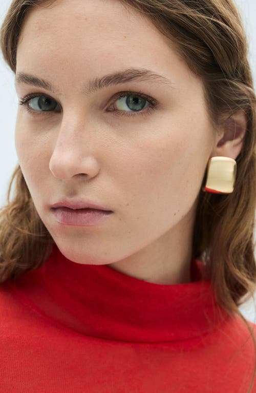 Mango Turtleneck Sweater In Red
