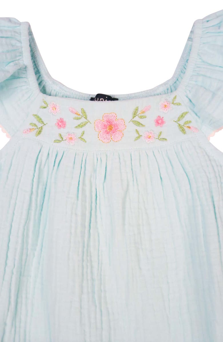 Zunie Kids' Embroidered Gauze Top & Shorts Set, Alternate, color,