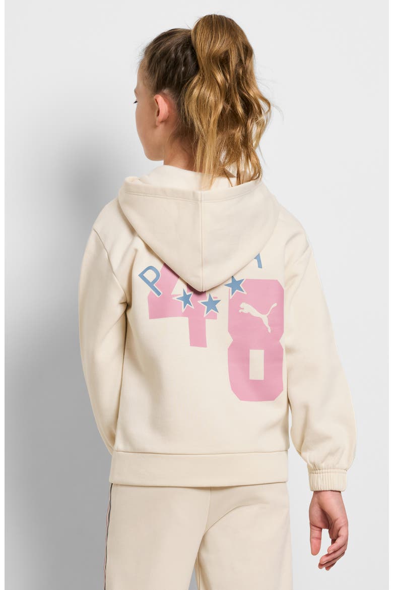 Kids' Class Pack Cotton Blend Fleece Hoodie, Alternate, color, ALPINE SNOW