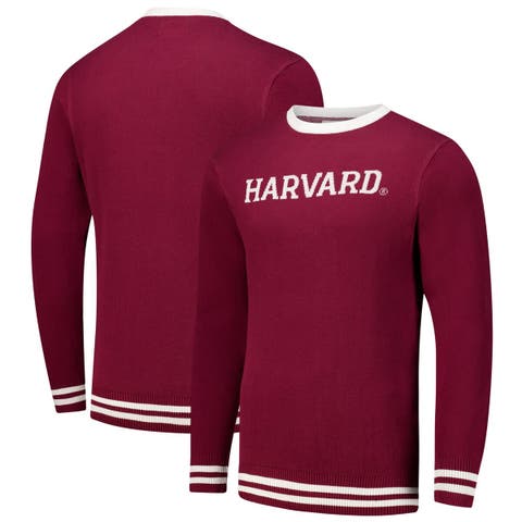 Unisex Uscape Apparel Crimson Harvard Crimson Renew Knit Vintage Pullover Sweater
