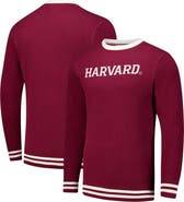 Uscape Apparel Unisex Uscape Apparel Crimson Harvard Crimson Renew Knit Vintage Pullover Sweater