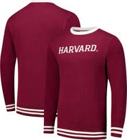 Uscape Apparel Unisex Uscape Apparel Crimson Harvard Crimson Renew Knit Vintage Pullover Sweater
