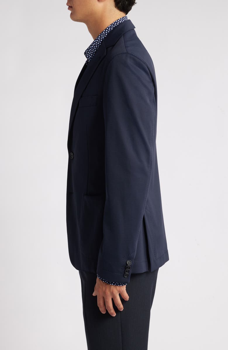 BOSS Hanry Solid Navy Stretch Sport Coat, Alternate, color,