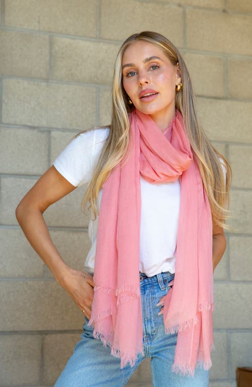 Nordstrom Modal & Silk Scarf In Navy