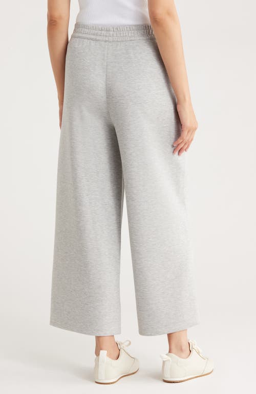 Caslon ® Scuba Wide Leg Pants In Gray