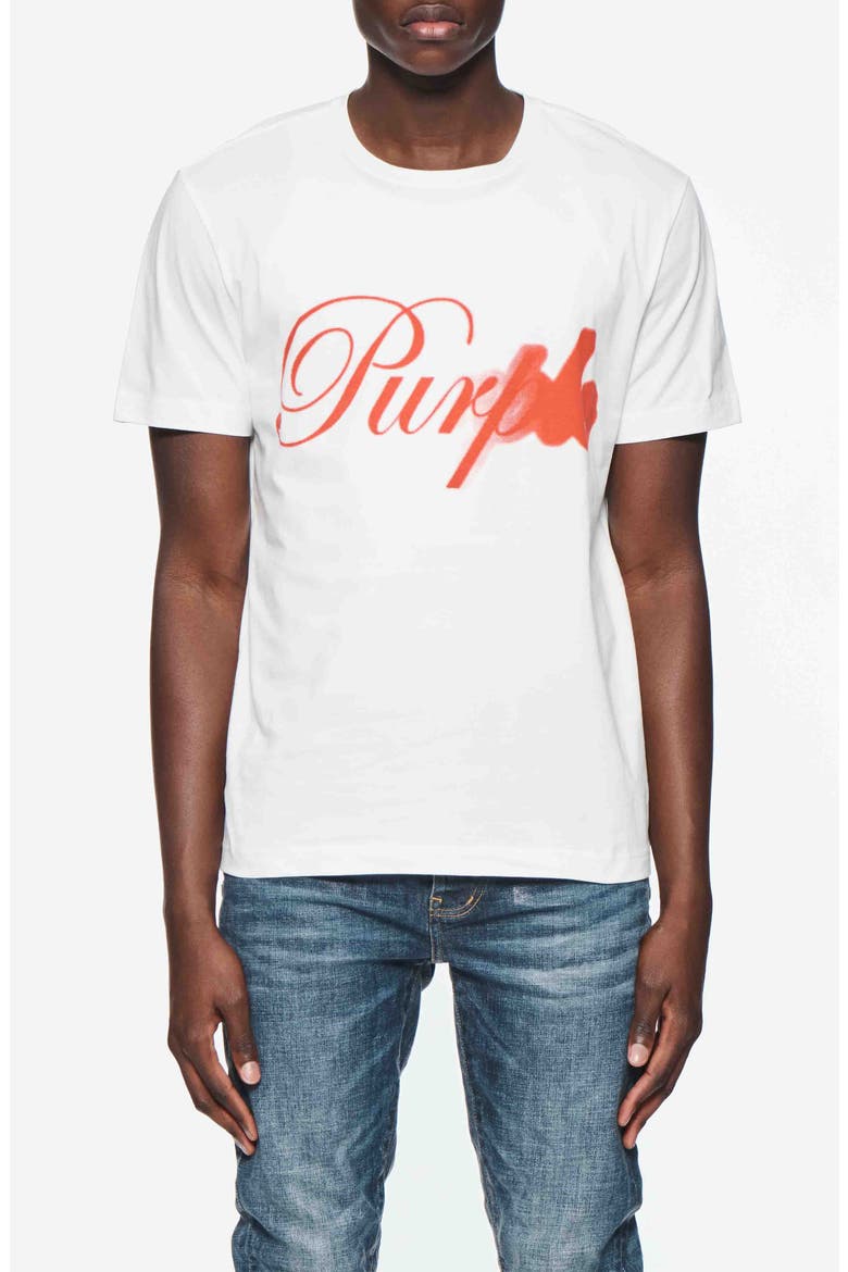 Clean Logo Cotton Graphic T-Shirt, Main, color, WHITE