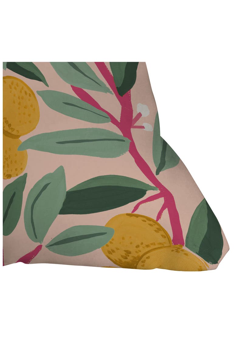 Arancia Throw Pillow, Alternate, color, PINK