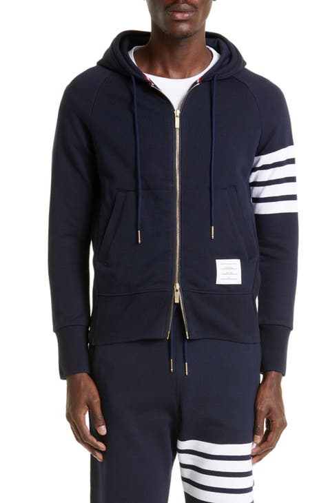 Mens blue designer hoodie sale