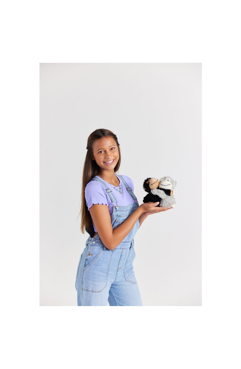 Warmies Monkey Hugs Plush Toy, Alternate, color, Dark Brown