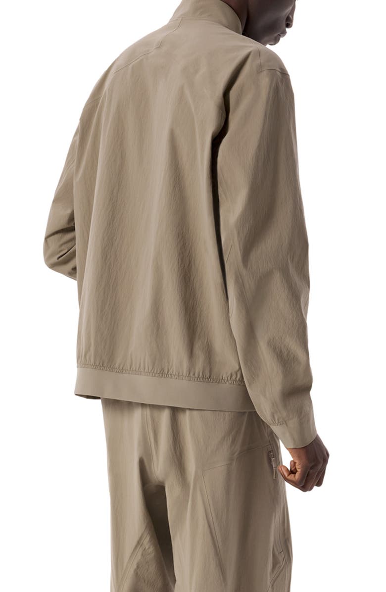 Veilance Diode Stretch Nylon Bomber Jacket, Alternate, color, Beige