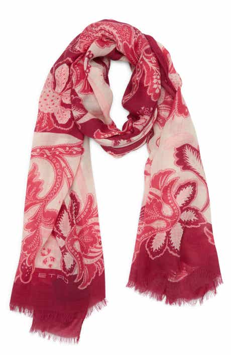 Etro Delhy Floral Paisley Cashmere Scarf