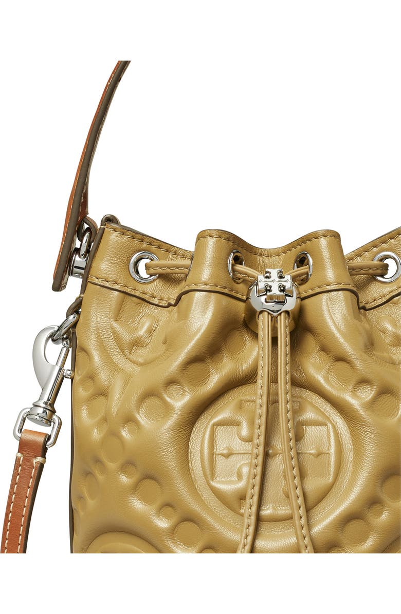 Tory Burch Mini T Monogram Puffy Bucket Bag, Alternate, color,