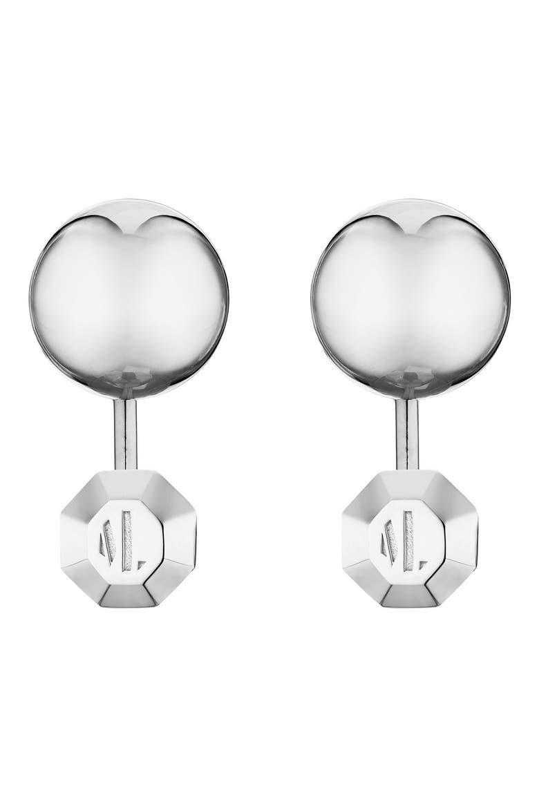 Ear Jackets, Main, color, STERLING SILVER