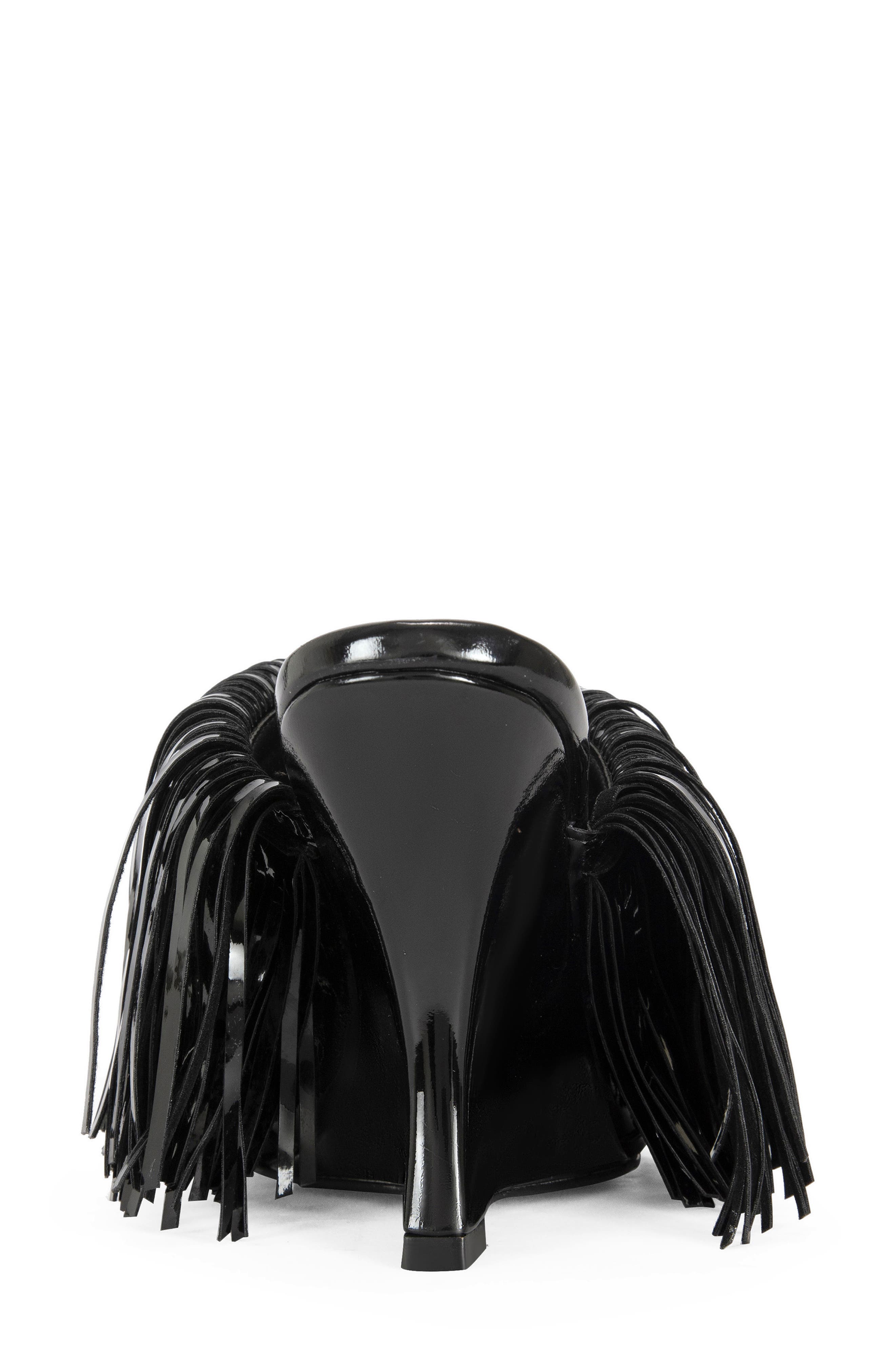 AZALEA WANG Vailyn Fringe Sandal, Alternate, color, 