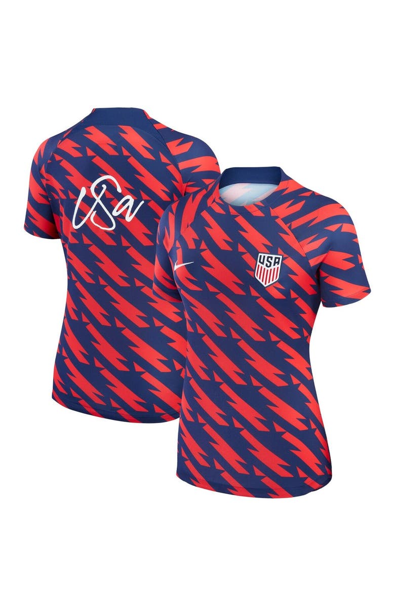 Nike Women's Nike Red USMNT 2023 Pre-Match Top, Main, color, 