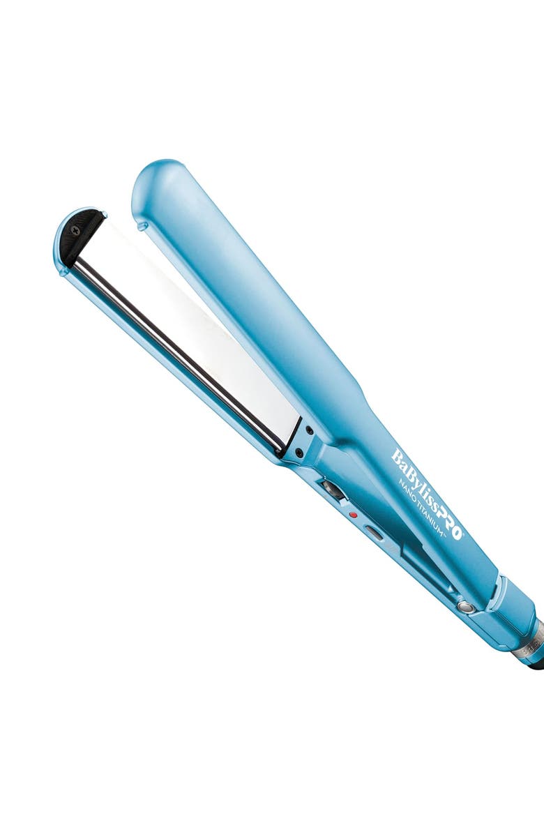 Nano Titanium 1½" Ultra-Thin Flat Iron, Main, color, Blue
