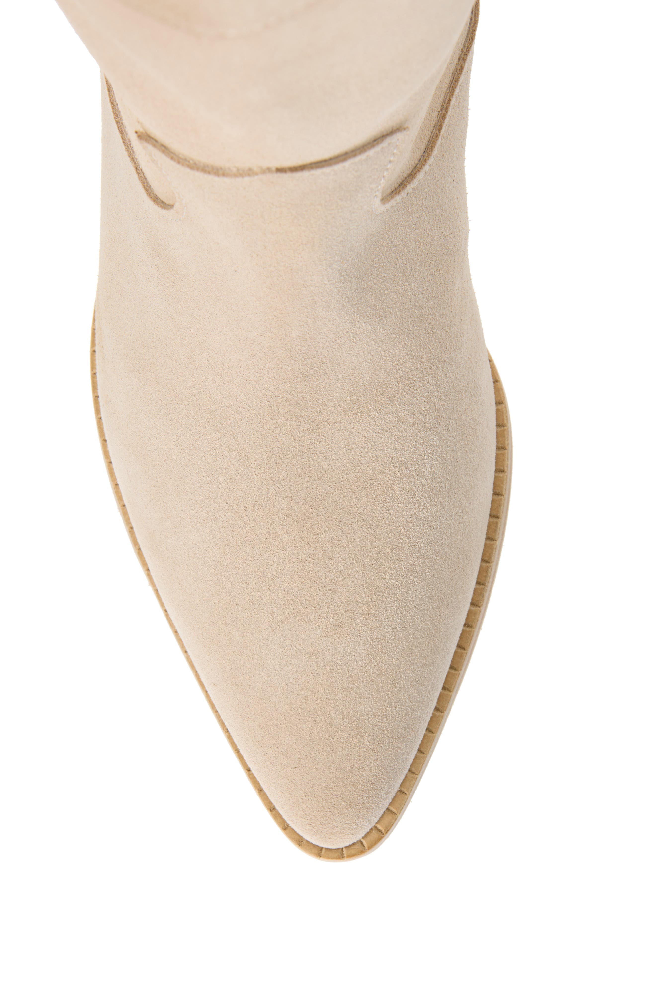 Western Mid Shaft Boot, Alternate, color, SAHARA SUEDE